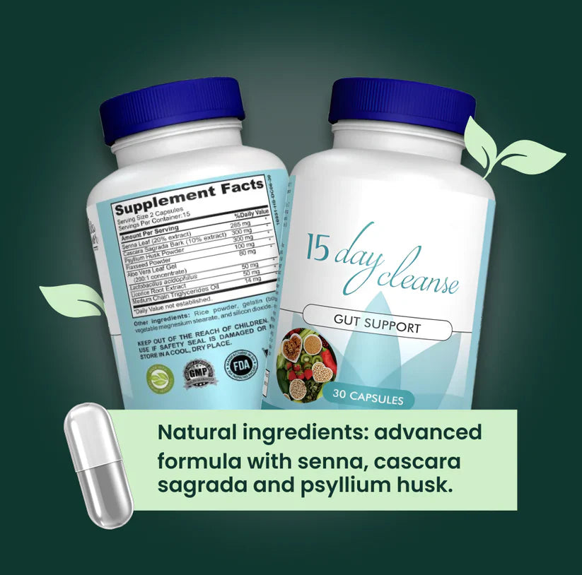 Gut Cleanser 15 Days Supply 30 Capsules